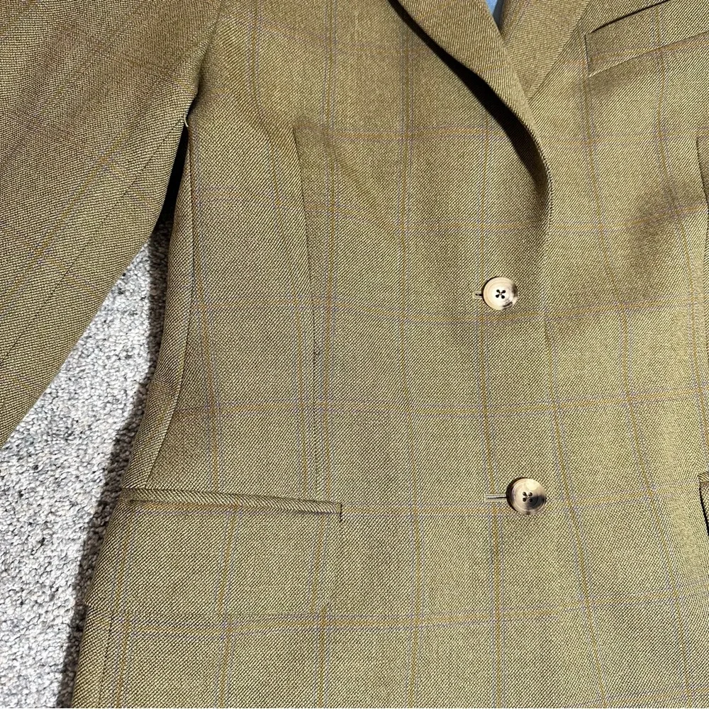 VINTAGE Turnbull & Asser Pure Wool Sport Coat - Made in England - 34R (Small)